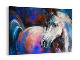 Obraz na płótnie - Pastelowy koń - 5010